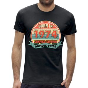 Antique Style 50 jaar verjaardag Abraham t-shirt / kado tip / Heren maat XXXL / cadeau / leeftijd / Man / 1974