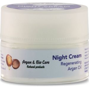Argan & Biocare nachtcrème- Argancreme - Nacht crème gemaakt van arganolie - argan nachtcreme - Argan huid crème - huid hydraterende crème