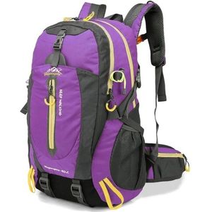 RAMBUX® - Backpack - Wandelrugzak - Paars - Rugzak - Reistas - 40 Liter