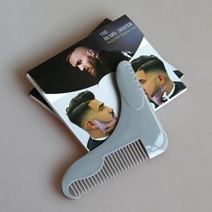 2 in 1 Baard in vorm scheren en kam - Kammen - Haren trimmen - Fashion - Men - Style - Haircut