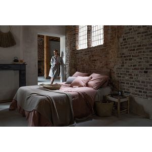 Dekbedovertrek House in Style Coco Greige Katoen-140 x 200 / 220 cm | 1-Persoons