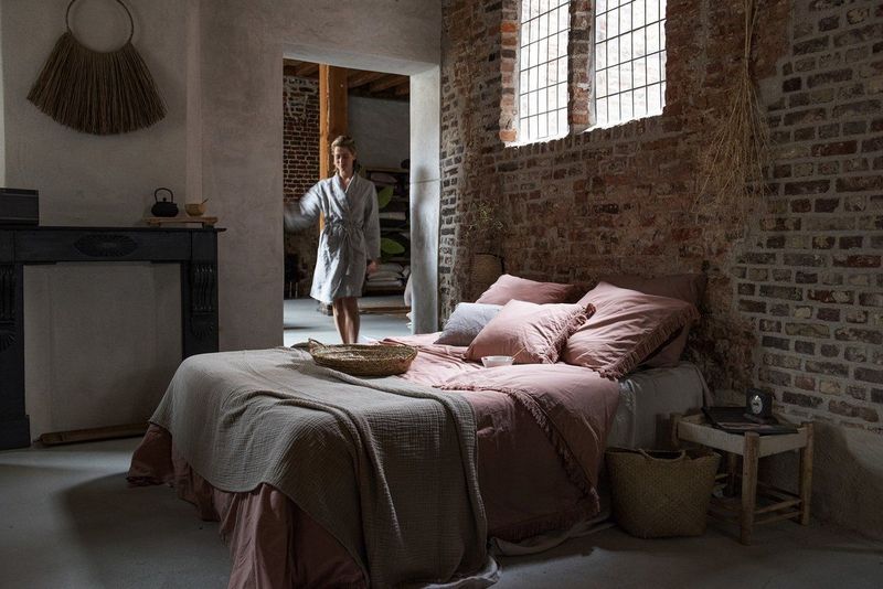 Woondeken - Grijs - 100% Katoen