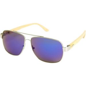 Aviator gepolariseerde zonnebril blauwe glazen - Heren zonnebril