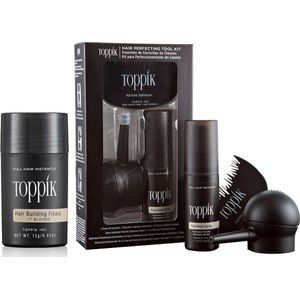 Toppik Hair Fibers Starterset Lichtblond - Toppik Hair fibers 12 gram + Toppik Toolkit - Alles voor direct vol haar en een perfecte applicatie