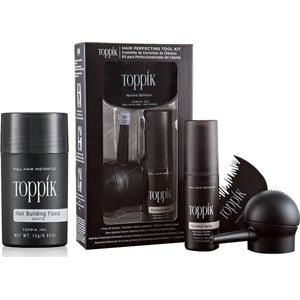 Toppik Hair Fibers Starterset Wit - Toppik Hair fibers 12 gram + Toppik Toolkit - Alles voor direct vol haar en een perfecte applicatie