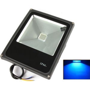 LED Bouwlamp / Schijnwerper - Blauw - 30 Watt - Plat