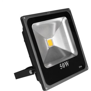 LED Bouwlamp Warm Wit - 50 Watt  - Plat