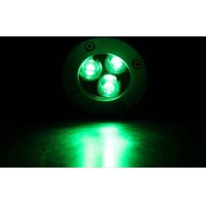 LED Grondspot  Groen - 9 Watt - Inbouw - 230 Volt