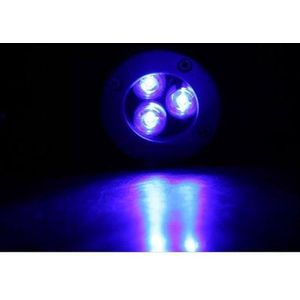 LED Grondspot  Blauw - 9 Watt - Inbouw - 12 Volt