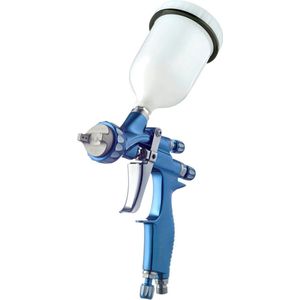 CEZET Professioneel Premium Spuitpistool - verfspuit TR 300 met cup, blauw - HVLP - 1.3 mm nozzle - automotive - werkplaats