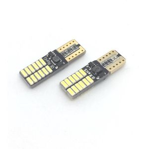 TopLEDverlichting - T10 W5W LED Canbus 24 SMD - Stadslicht - Wit - Set van 2