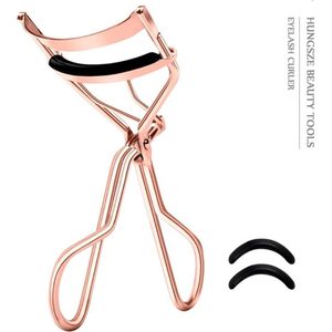 2X Professionele RVS Wimper Kruller Wimperkrultang I Eyelash Curler met 6 extra Siliconen Pads