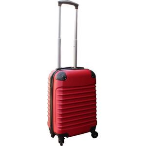 Travelerz handbagage koffer met wielen 27 liter - lichtgewicht - cijferslot - rood