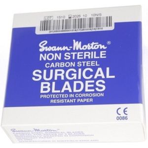 Swann Morton Mesjes Nr. 15 - 100 stuks - Niet Steriel - Voor Eelt, Likdoorns & Eeltpit Verwijdering