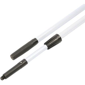 Telescoopsteel met conus, alu. 2 x 150 cm.