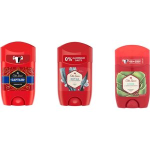 Old Spice deo stick mix 4 (Captain, Deep Sea,Restart) 3 * 50 ML