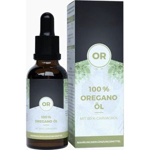 Oregano olie - 20 ml = 820 druppels - 100% etherische oregano olie uit Frankrijk - 80% carvacrol - Geen additieven - Hoog gedoseerd - Veganistisch - Origanum vulgare hirtum