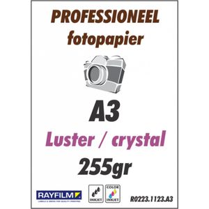 R0223.1123.B.A3 Rayfilm Professioneel zijde Glanzend Fotopapier fotopapier A3 50 vel