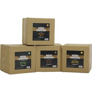 Rookhout Chunks Combi Deal – 4 soorten rook chunks: Appel, Acacia, Beuken& Eiken - 2,3-2,5kg