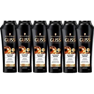 Gliss Kur - Shampoo - Ultimate Repair - 250ml x 6