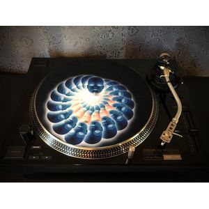 BABY GHOUL 2 Felt Zoetrope Turntable Slipmat 12"" - Premium slip mat – Platenspeler - for Vinyl LP Record Player - DJing - Audiophile - Original art Design - Psychedelic Art