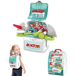 Speelgoed Doktersset | Verpleegster backpack | chirurgie koffer | dokterskoffer