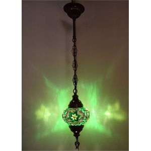 Hanglamp  Mozaïek Lamp Oosterse Lamp Handgemaakt groen kroonluchter