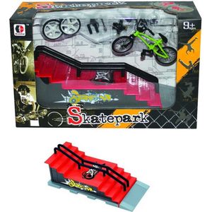 Skate trappen Fingerboard Skatepark Skateboard Mini Skateboard Tech Deck Skate Ramp Vinger Step Fingerboard Ramps Finger Bmx