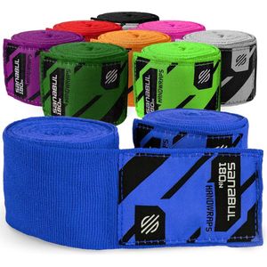 Sanabul Elastic Professional Bandages - 4,5 m - twee paar met korting - rood en blauw