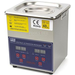 HBM 2 Liter Professionele Ultrasoon Reiniger