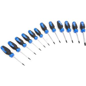 HBM 12 Delige Professionele Torx Schroevendraaierset in Stevige Opbergetui