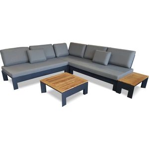 Terrace lounge set all weather 246x282 charcoal