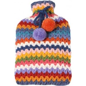 Yucatan - Warm water kruik - Wollen Hoes - 2 Liter - Fairtrade