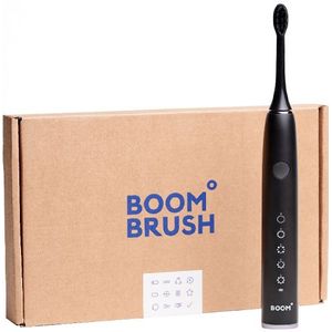 BOOMBRUSH Elektrische Tandenborstel Sonische Tandenborstel met 90 dagen Batterij - Zwart