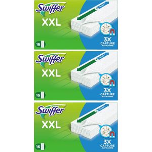 Swiffer Vloerreiniger XXL Droge Doekjes - 3 x 16 stuks = 48 doekjes