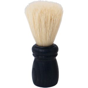 Scheerkwast Ingeolied Beukenhout Zwart met Natuurlijke Haren 12 cm + Arko Scheerzeep 75 gram