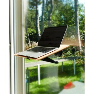 Notadesk Laptop Stand - Sit Sta Bureau - Verhoger - Standaard - FSC Bamboo - Laptopstandaard - Laptophouder - Laptoptafel - Computer Tafel - Houder - Thuiswerken, op Kantoor & Buiten - Meer Energie & Productiviteit