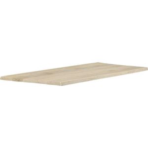 Teakea - Eiken Tafelblad | 4 Dik | Boomstam | 140x90 | pure