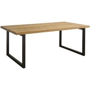 Teakea - Lucca Eettafel | Metalen Poten | 220x100