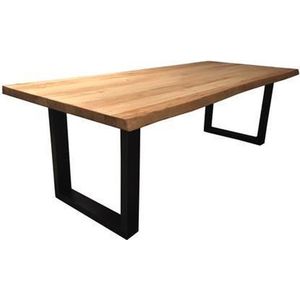 Teakea - Ultimo Live-edge dining table 220x100 - top 5 - Naturel