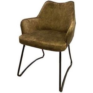 Teakea - Garda armchair - Green velvet