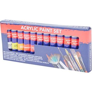 Professionele Acrylverf - Hobbyverf - 12 kleuren