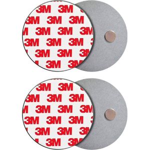 Rookmelder Bevestiging Magneet - Ophangsysteem - Magneten - Rookmelder magneet - Montageset - Brandmelder - 3M - 2 stuks