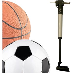 ESTARK - Ballenpomp - Professionele Voetbalpomp - Basketbalpomp - Ballenpomp- Pomp - Inclusief Naald - Balpomp - Voetbal - Basket - Volleyball - Bal - Ballen - Handpomp