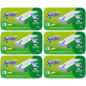 Swiffer Vochtige Vloerdoekjes - 72 doekjes - Voordeelverpakking
