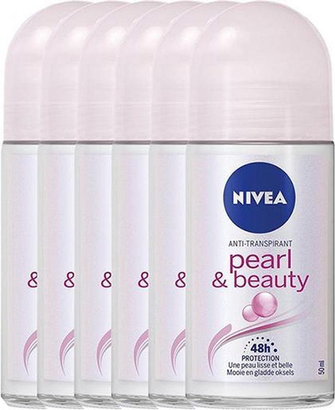 Aanbieding: 6x Nivea deoroller Pearl & Beauty (50 ml)