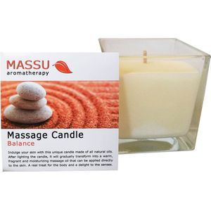 Massu- Massage Kaars BALANCE (200ml) - Massageolie - Valentijn Cadeau