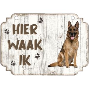 Waakbord | Hier Waak Ik: Duitse herder