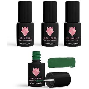 Influence Premium gellac Nagellak glitter pastel mat #GUILTYGREENSERIE