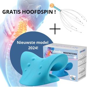 MyGoodies® Nekstretcher - nekkussen - massagekussen - nekstretcher - Rug - Nekklachten - Shiatsu massagekussen